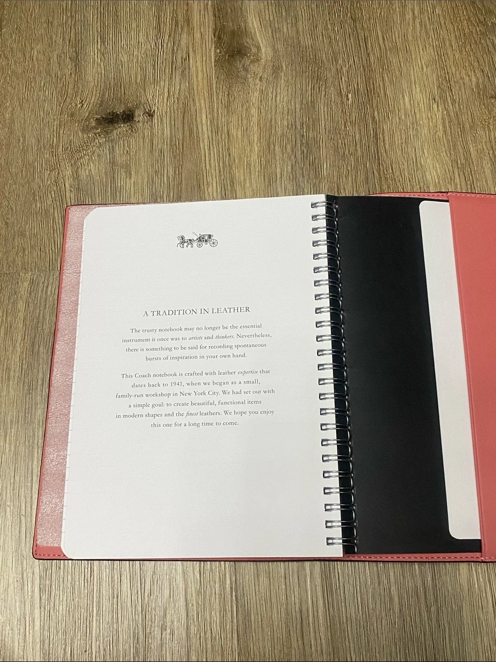 Coach Taffy Notebook